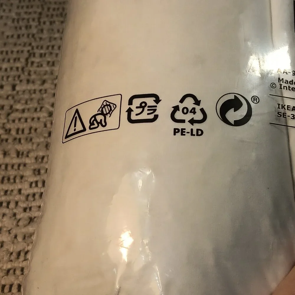IKEA of Sweden FJÄDRAR Inner cushion feather pillow insert off-white 20